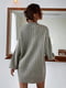 Платье-свитер серое | 6436885 | фото 2