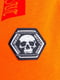 Футболка оранжевого цвета с принтом | 6437113 | фото 4