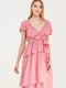 Сукня А-силуету рожева | 6437147 | фото 3