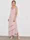 Сукня А-силуету рожева | 6437151 | фото 3
