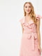 Платье А-силуэта розовое | 6437179 | фото 3