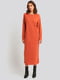 Платье А-силуэта оранжевое | 6437258