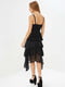 Платье А-силуэта черное | 6437380 | фото 2