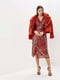 Платье А-силуэта красное в пайетках | 6437406 | фото 3