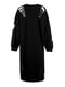 Сукня А-силуету чорна | 6437579 | фото 4