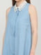 Сукня А-силуету блакитна | 6437680 | фото 3