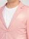 Пиджак розовый в полоску | 6437758 | фото 4