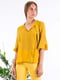 Блуза желтая | 6437930 | фото 4