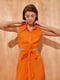 Сукня А-силуету помаранчева | 6438101 | фото 3