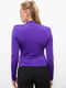 Блуза фиолетовая с драпировкой | 6438116 | фото 2