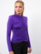 Блуза фиолетовая с драпировкой | 6438116 | фото 4
