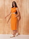 Платье-футляр оранжевое | 6438124 | фото 3