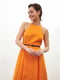 Сукня А-силуету помаранчева | 6438125 | фото 5