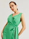Платье А-силуэта зеленое | 6438126 | фото 5