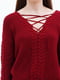 Пуловер темно-красный | 6438177 | фото 4