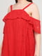 Платье А-силуэта красное | 6438299 | фото 3