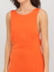 Платье вечернее оранжевое с открытой спиной | 6438302 | фото 3