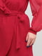 Сукня А-силуету вишневого кольору | 6438305 | фото 4