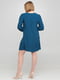 Платье А-силуэта синее | 6438308 | фото 2
