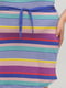 Платье-футляр разноцветное в полоску | 6438326 | фото 4