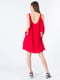 Платье А-силуэта красное с принтом | 6438333 | фото 2