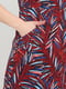 Платье А-силуэта разноцветное с принтом | 6438340 | фото 4