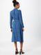Сукня А-силуету синя в принт | 6438368 | фото 2