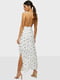 Сукня в білизняному стилі біла в принт | 6438370 | фото 2