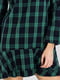 Сукня А-силуету зелена в клітинку | 6438397 | фото 4