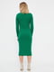 Сукня-футляр зелена з високим коміром | 6438454 | фото 2