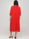 Платье А-силуэта красное плиссированное | 6438552 | фото 2
