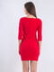 Платье-футляр красное | 6438555 | фото 2