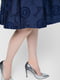 Платье А-силуэта синее | 6438577 | фото 3