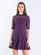 Платье А-силуэта фиолетовое | 6438593