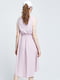 Сукня А-силуету рожева з написом | 6438595 | фото 2