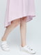 Платье А-силуэта розовое с надписью | 6438595 | фото 4