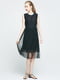 Платье А-силуэта черное | 6438598 | фото 5