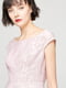Платье А-силуэта розовое | 6438600 | фото 3