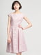 Платье А-силуэта розовое | 6438600 | фото 5