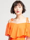 Платье А-силуэта оранжевое | 6438603 | фото 3