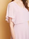 Платье А-силуэта розовое | 6438605 | фото 4