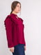 Блуза с рюшами бордовая | 6438635 | фото 4