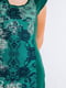 Сукня-футляр зелена з принтом | 6438829 | фото 4