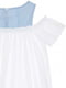 Блуза біло-блакитна | 6439006 | фото 2