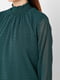 Блуза зеленая в полоску | 6439067 | фото 3