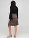 Юбка с рисунком юбка коричневая | 6439109 | фото 2