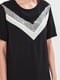 Блуза черная с мерцающими пайетками | 6439236 | фото 3