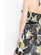 Платье А-силуэта в цветочный принт | 6439362 | фото 2
