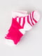 Шкарпетки рожеві в смужку | 6439397 | фото 2