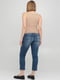 Демисезонные зауженные укороченные джинсы Desigual | 6439505 | фото 2